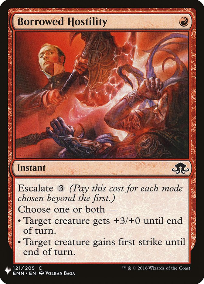 Borrowed Hostility [Mystery Booster] | Good Games Cannington