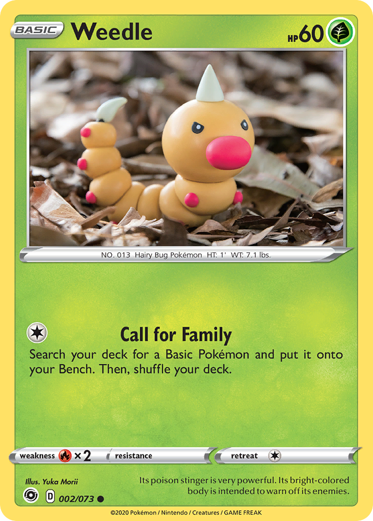 Weedle (002/073) [Sword & Shield: Champion's Path] | Good Games Cannington