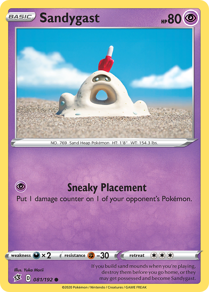 Sandygast (081/192) [Sword & Shield: Rebel Clash] | Good Games Cannington