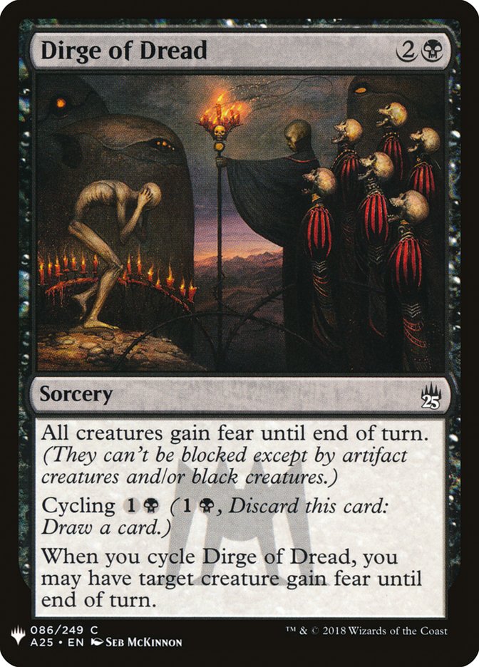 Dirge of Dread [Mystery Booster] | Good Games Cannington