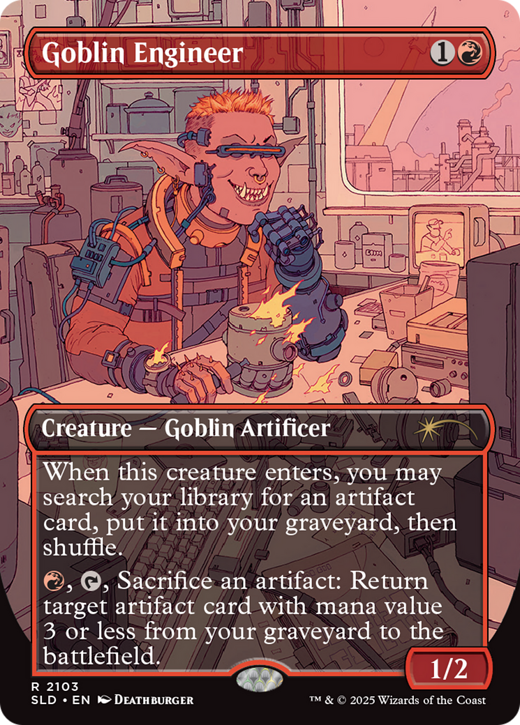 Goblin Engineer (Galaxy Foil) [Secret Lair Drop Series] | Good Games Cannington
