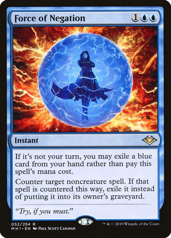 Force of Negation 52 (Modern Horizons)  - Foil | Good Games Cannington
