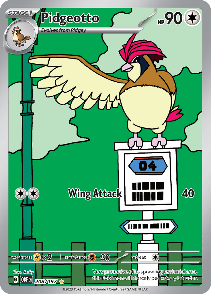 Pidgeotto (208/197) [Scarlet & Violet: Obsidian Flames] | Good Games Cannington