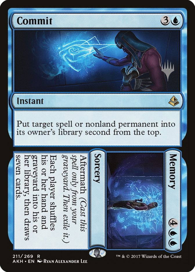 Commit // Memory (Promo Pack) [Amonkhet Promos] | Good Games Cannington