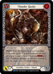 Thunder Quake (Blue) [EVR026] (Everfest)  1st Edition Extended Art Rainbow Foil | Good Games Cannington