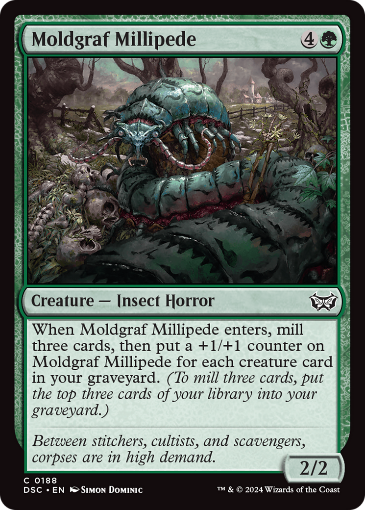 Moldgraf Millipede [Duskmourn: House of Horror Commander] | Good Games Cannington
