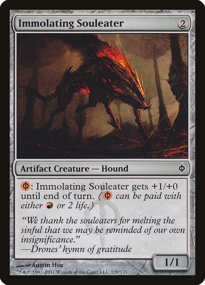 Immolating Souleater 139/175 (New Phyrexia)  | Good Games Cannington