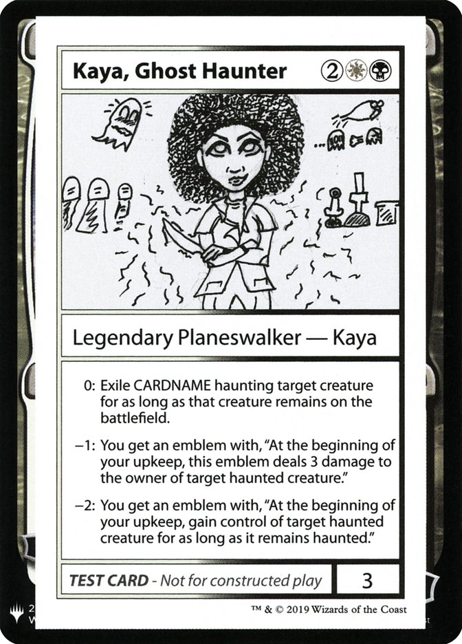 Kaya, Ghost Haunter [Mystery Booster Playtest Cards] | Good Games Cannington