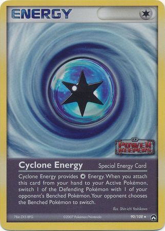 Cyclone Energy (90/108) (Stamped) [EX: Power Keepers] | Good Games Cannington