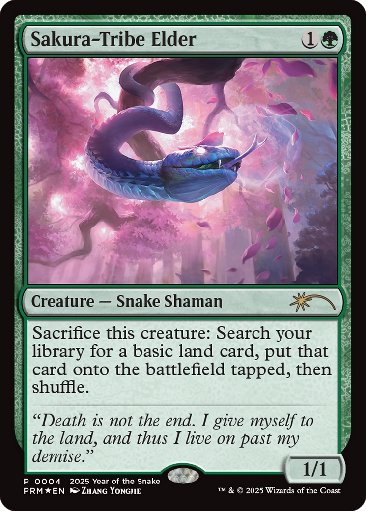 Sakura-Tribe Elder (Year of the Snake 2025) [Standard Showdown Promos] | Good Games Cannington