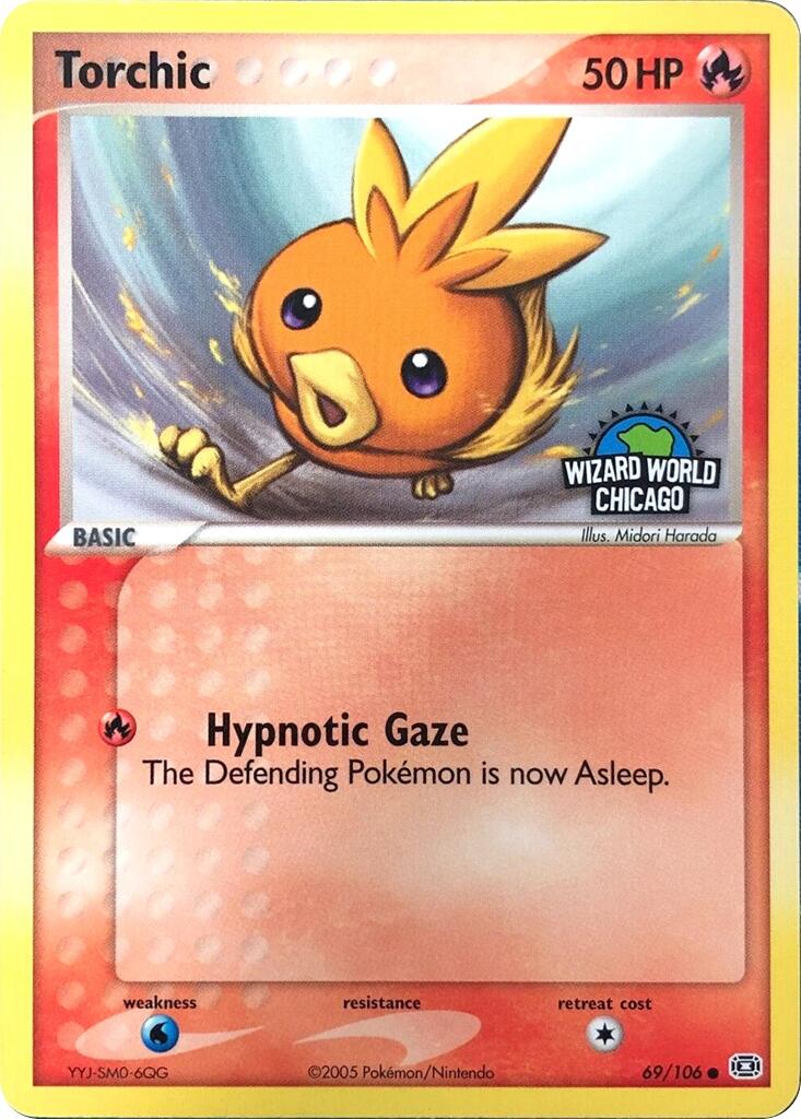 Torchic (69/106) (Wizard World Chicago) [Miscellaneous Cards] | Good Games Cannington
