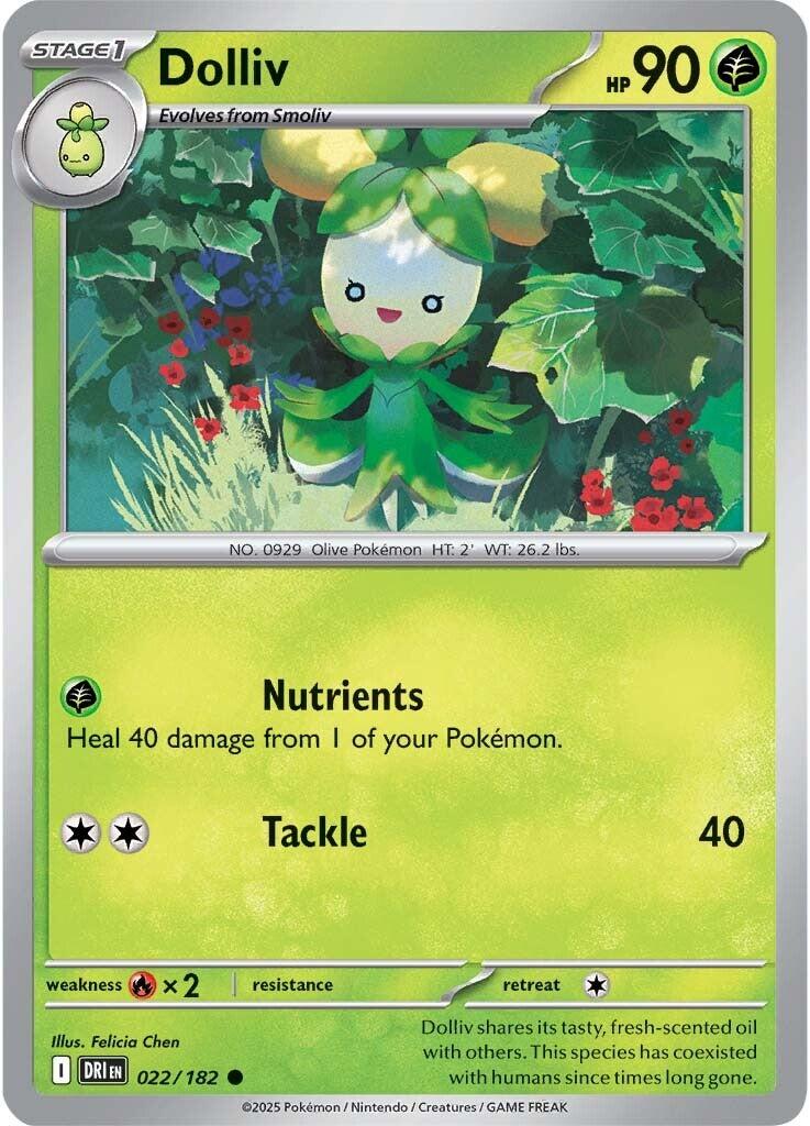 Dolliv (022/182) [Scarlet & Violet: Destined Rivals] | Good Games Cannington
