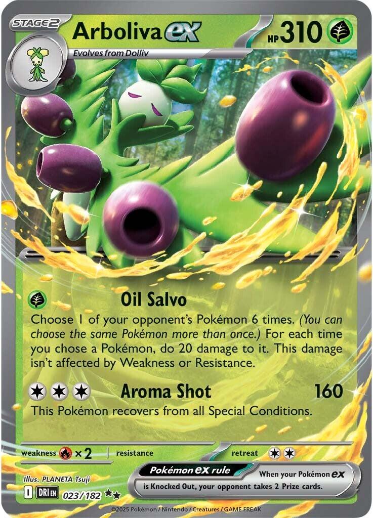 Arboliva ex (023/182) [Scarlet & Violet: Destined Rivals] | Good Games Cannington
