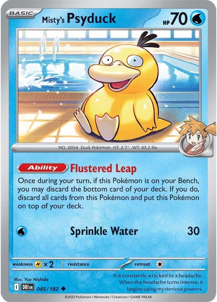 Misty's Psyduck (045/182) [Scarlet & Violet: Destined Rivals] | Good Games Cannington