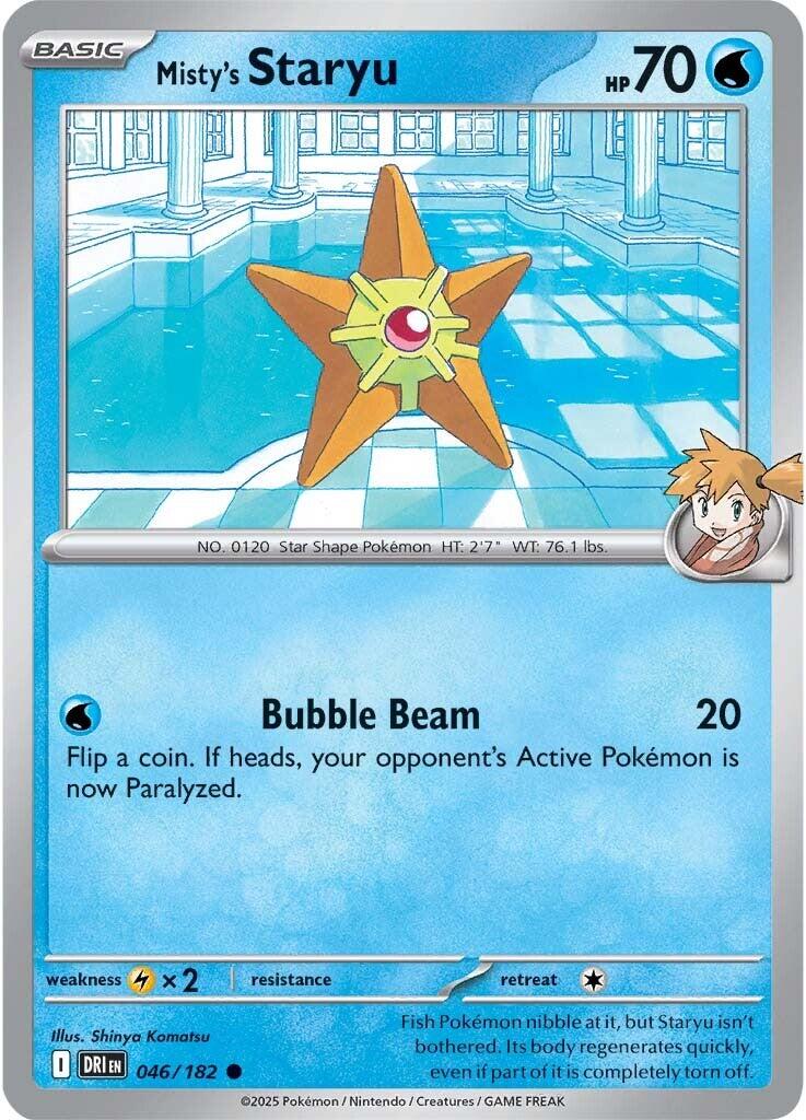 Misty's Staryu (046/182) [Scarlet & Violet: Destined Rivals] | Good Games Cannington