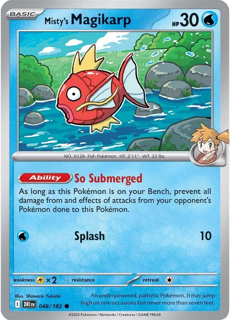 Misty's Magikarp (048/182) [Scarlet & Violet: Destined Rivals] | Good Games Cannington
