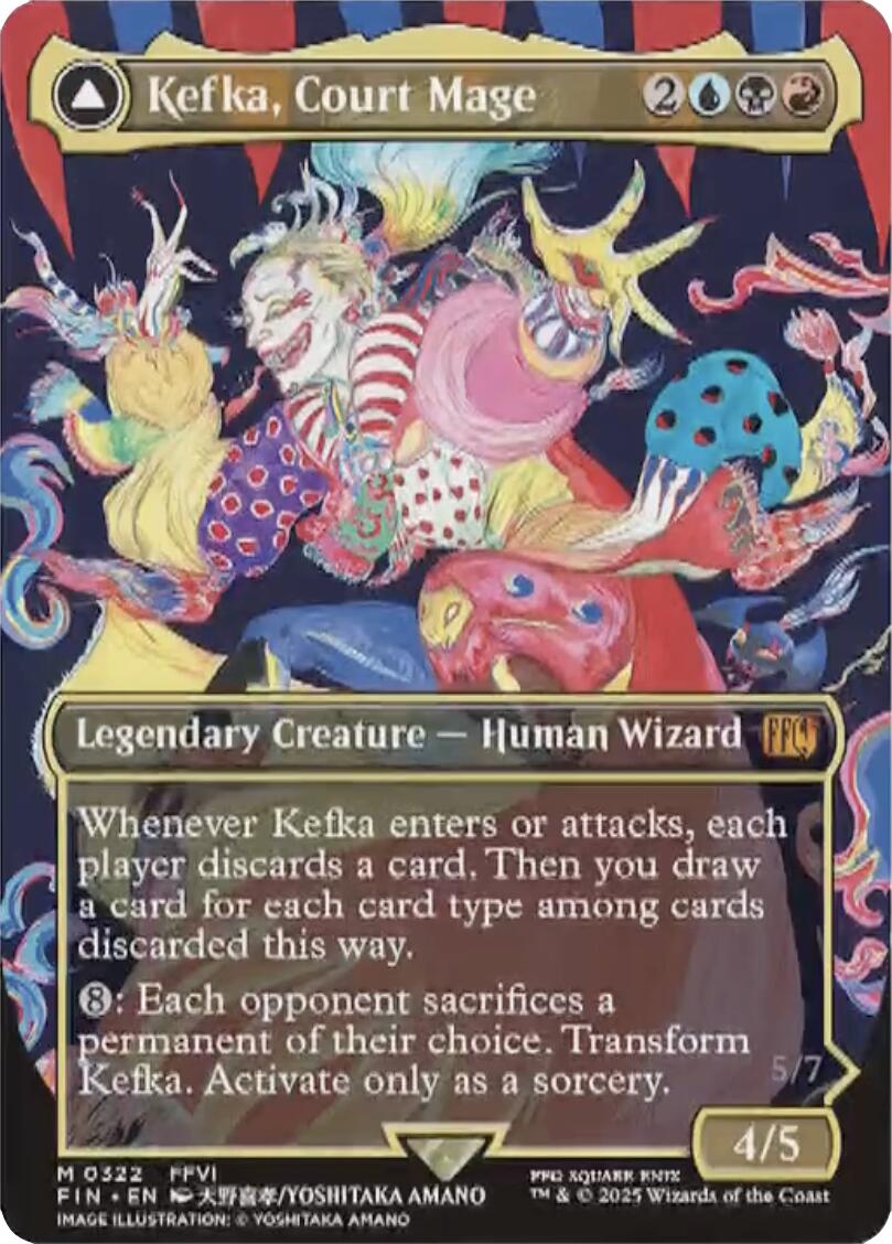Kefka, Court Mage // Kefka, Ruler of Ruin (Borderless) (0322) [FINAL FANTASY] | Good Games Cannington