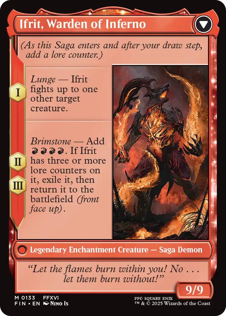Clive, Ifrit's Dominant // Ifrit, Warden of Inferno [FINAL FANTASY] | Good Games Cannington