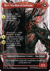 Clive, Ifrit's Dominant // Ifrit, Warden of Inferno (Borderless) (0318) [FINAL FANTASY] | Good Games Cannington