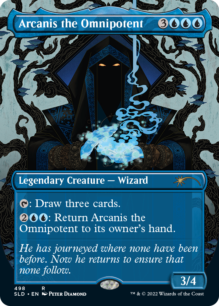 Arcanis the Omnipotent (Borderless) [Secret Lair Drop Series] | Good Games Cannington