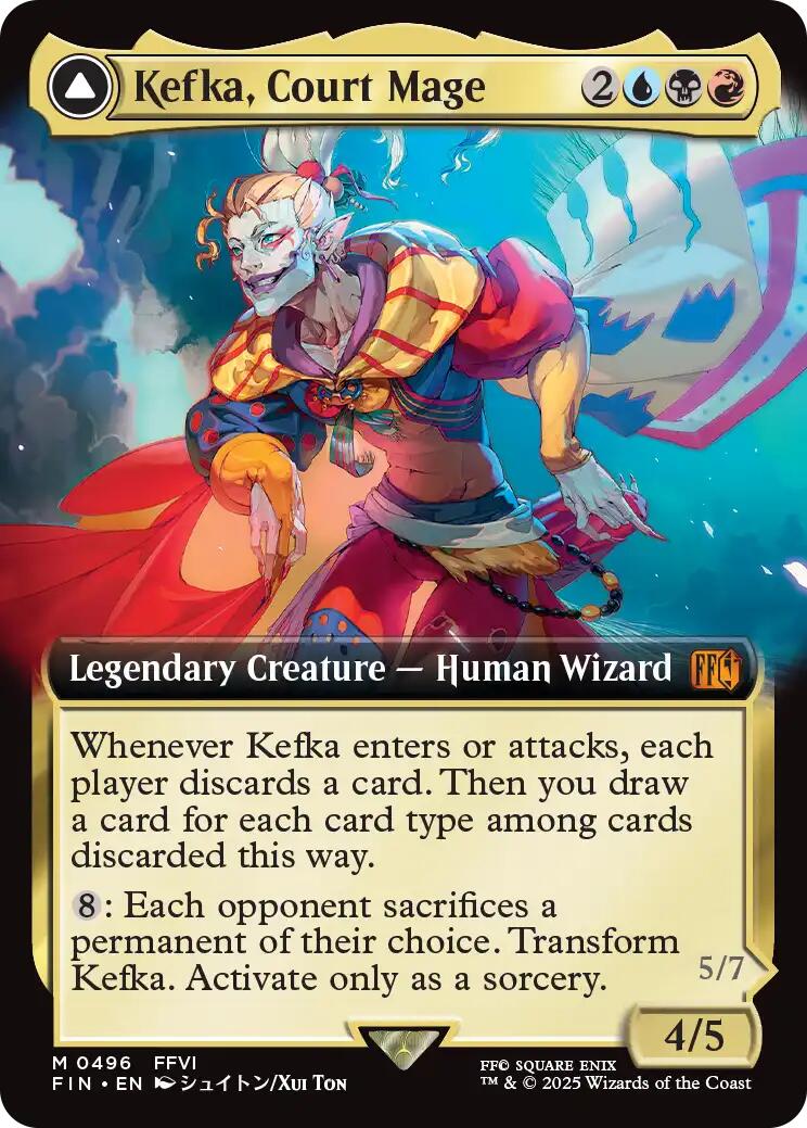 Kefka, Court Mage // Kefka, Ruler of Ruin (Extended Art) [FINAL FANTASY] | Good Games Cannington