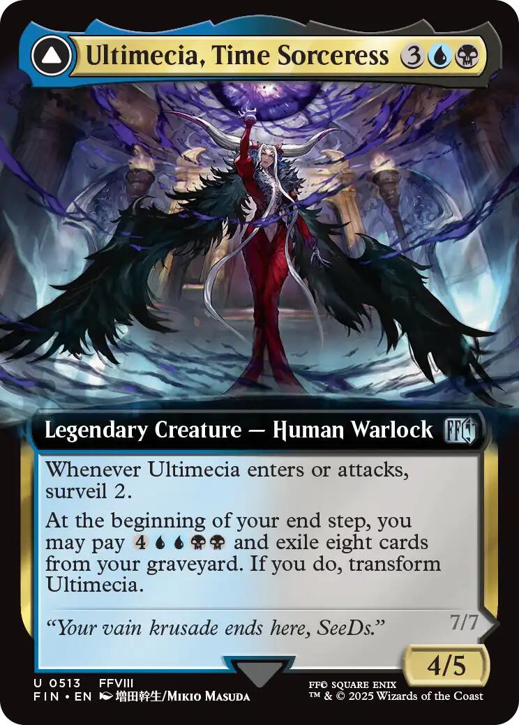 Ultimecia, Time Sorceress // Ultimecia, Omnipotent (Extended Art) [FINAL FANTASY] | Good Games Cannington