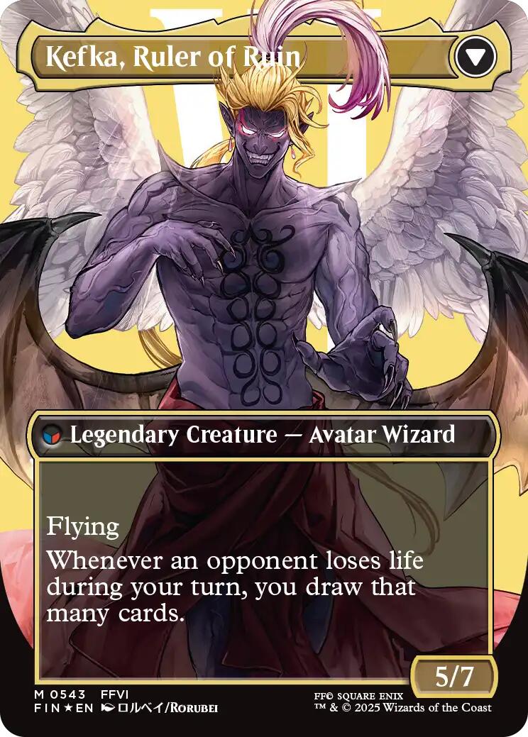Kefka, Court Mage // Kefka, Ruler of Ruin (Borderless) (Surge Foil) [FINAL FANTASY] | Good Games Cannington