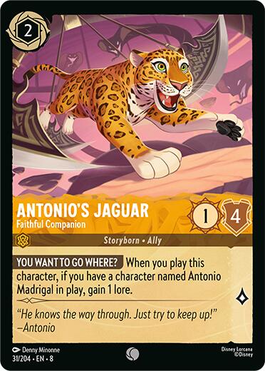 Antonio's Jaguar - Faithful Companion (31/204) [Reign of Jafar] | Good Games Cannington