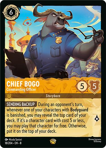 Chief Bogo- Commanding Officer (18/204) [Reign of Jafar] | Good Games Cannington