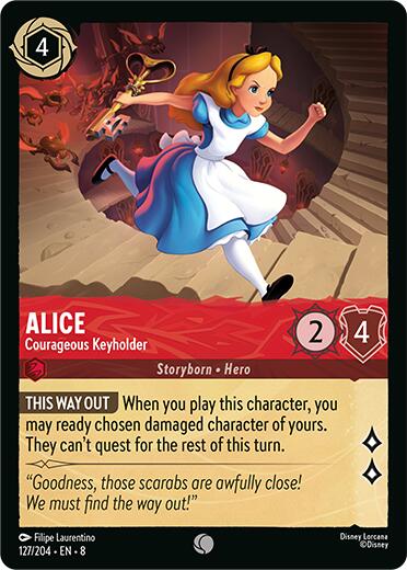 Alice - Courageous Keyholder (127/204) [Reign of Jafar] | Good Games Cannington