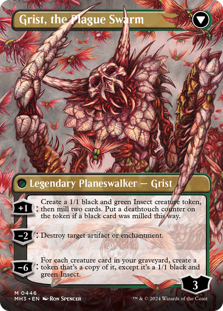 Grist, Voracious Larva // Grist, the Plague Swarm (Borderless) [Modern Horizons 3] | Good Games Cannington