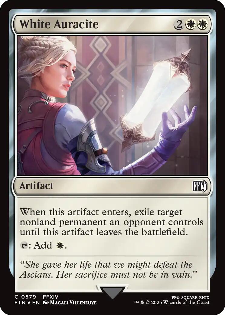 White Auracite (Surge Foil) [FINAL FANTASY] | Good Games Cannington