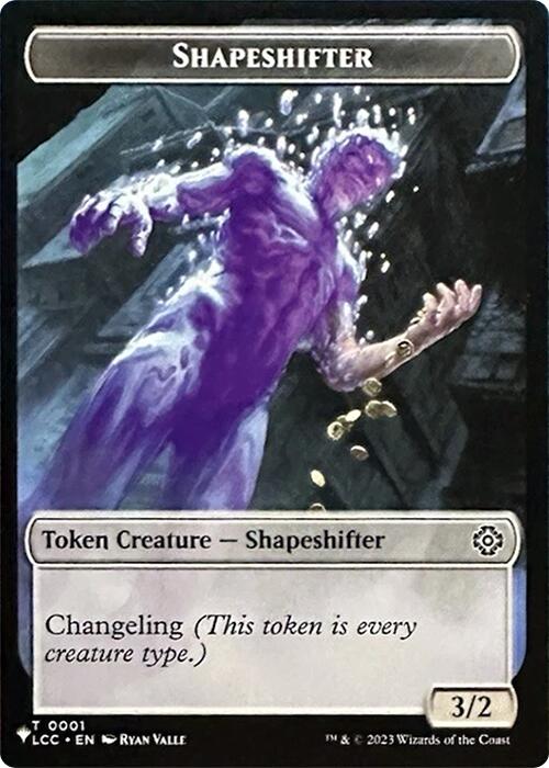 Shapeshifter // Cat Double-Sided Token [Secret Lair Drop Series] | Good Games Cannington