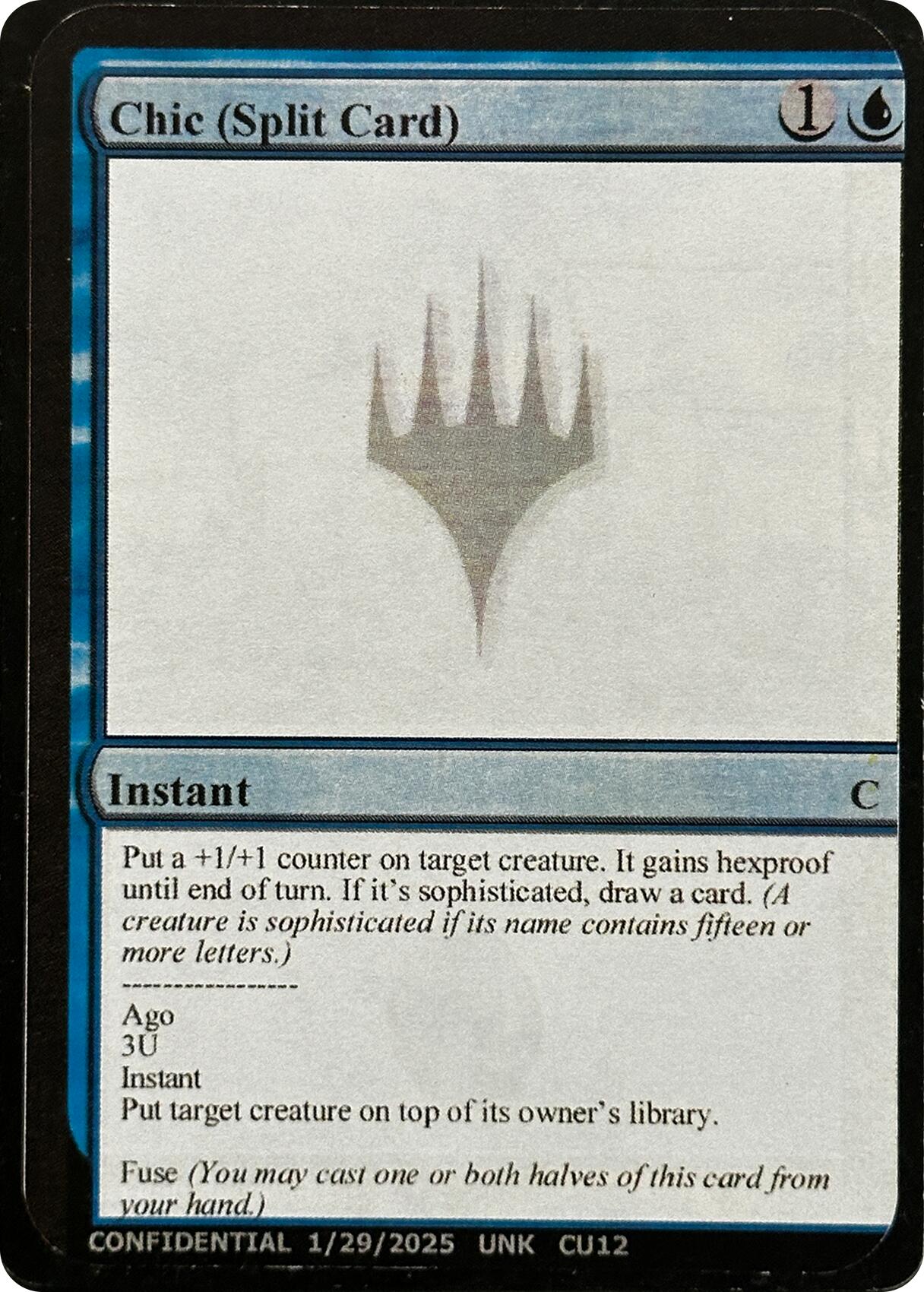 Chic (Split Card) [Unknown Event] | Good Games Cannington