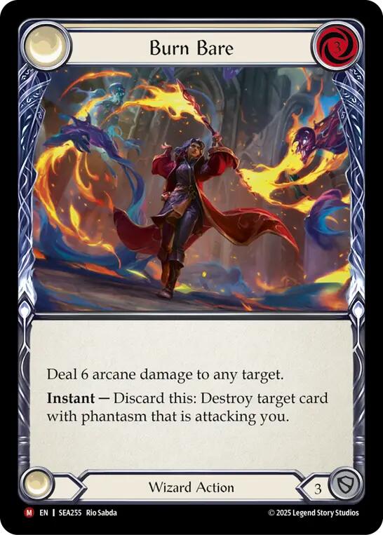 Burn Bare [SEA255] (High Seas)  Rainbow Foil | Good Games Cannington