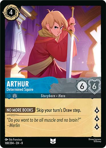 Arthur - Determined Squire (168/204) [Reign of Jafar] | Good Games Cannington