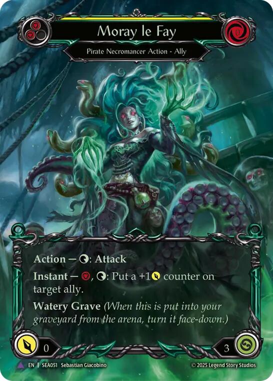Moray le Fay (Marvel) [SEA051] (High Seas)  Cold Foil | Good Games Cannington