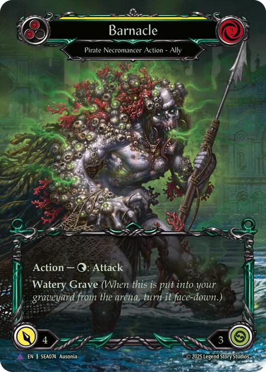 Barnacle (Marvel) [SEA074] (High Seas)  Cold Foil | Good Games Cannington