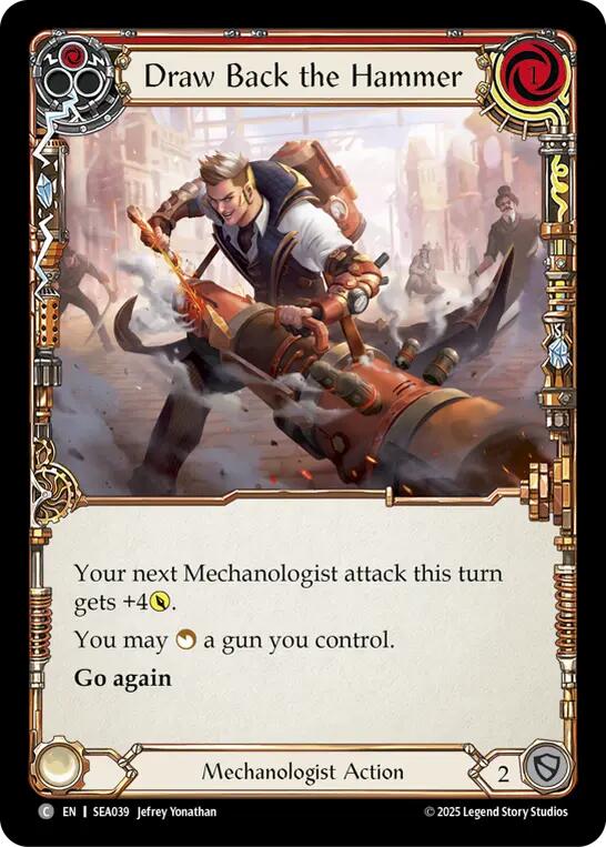 Draw Back the Hammer [SEA039] (High Seas)  Rainbow Foil | Good Games Cannington