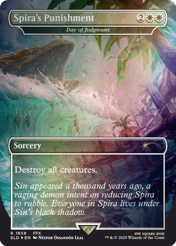 Spira's Punishment - Day of Judgment (Rainbow Foil) [Secret Lair Drop Series] | Good Games Cannington