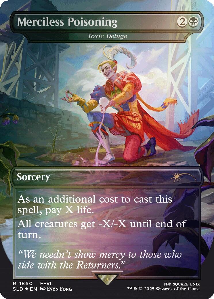 Merciless Poisoning - Toxic Deluge (Rainbow Foil) [Secret Lair Drop Series] | Good Games Cannington