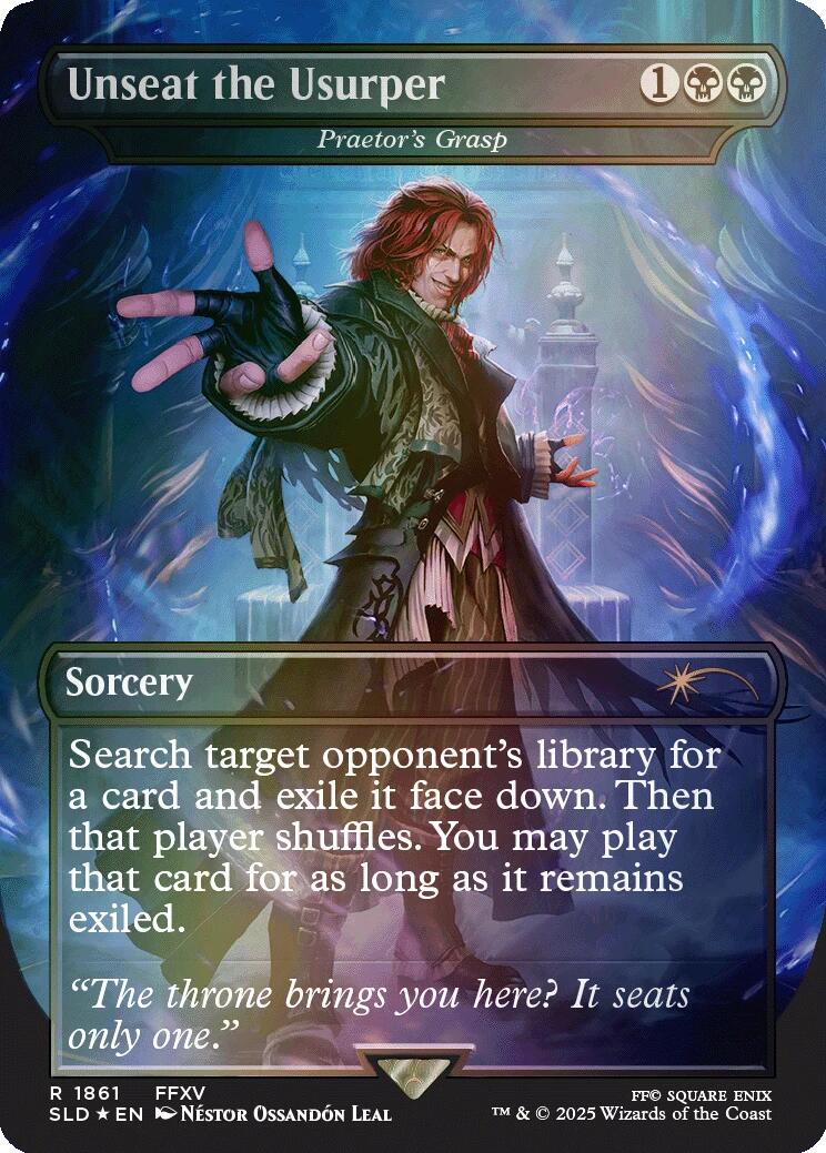 Unseat the Usurper - Praetor's Grasp (Rainbow Foil) [Secret Lair Drop Series] | Good Games Cannington