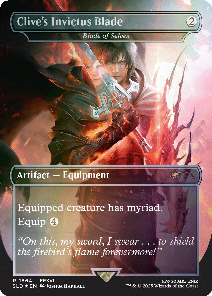 Clive's Invictus Blade - Blade of Selves (Rainbow Foil) [Secret Lair Drop Series] | Good Games Cannington