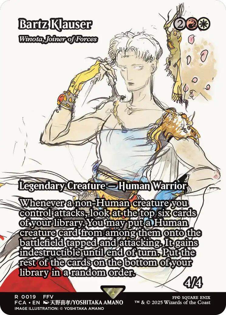 Bartz Klauser - Winota, Joiner of Forces (Showcase) [FINAL FANTASY : Through the Ages] | Good Games Cannington