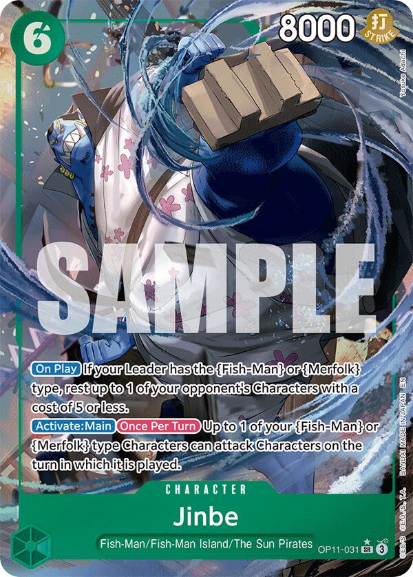 Jinbe (031) (Alternate Art) [A Fist of Divine Speed] | Good Games Cannington