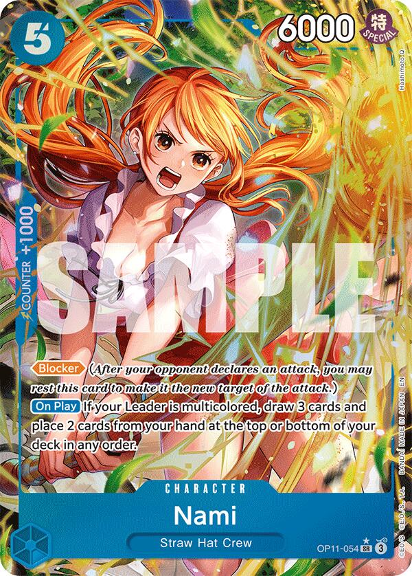Nami (054) (Alternate Art) [A Fist of Divine Speed] | Good Games Cannington