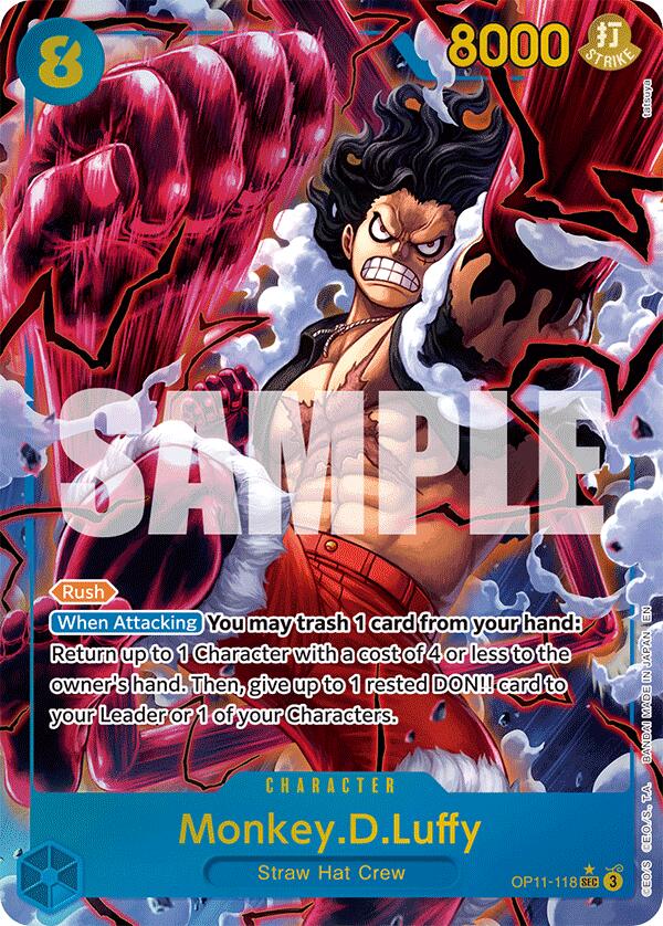 Monkey.D.Luffy (118) (Alternate Art) [A Fist of Divine Speed] | Good Games Cannington