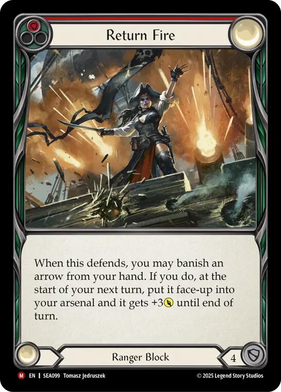 Return Fire [SEA099] (High Seas)  Rainbow Foil | Good Games Cannington