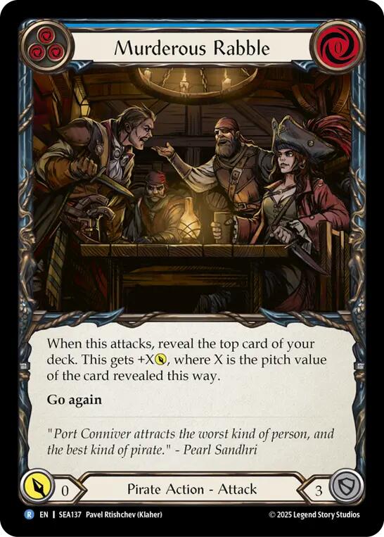 Murderous Rabble [SEA137] (High Seas)  Rainbow Foil | Good Games Cannington