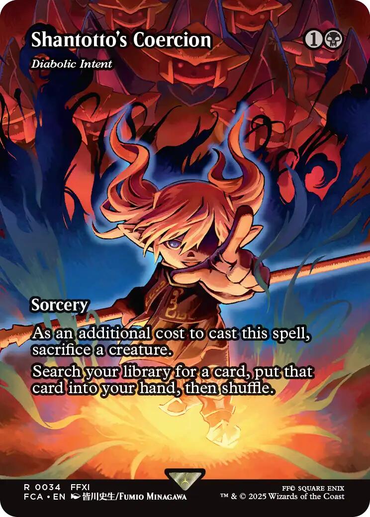 Shantotto's Coercion - Diabolic Intent (Showcase) [FINAL FANTASY : Through the Ages] | Good Games Cannington